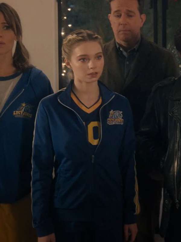 Emma Myers Family Switch 2023 Blue Jacket