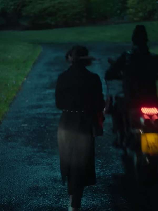 Maya Stern Fool Me Once S01 Black Trench Coat
