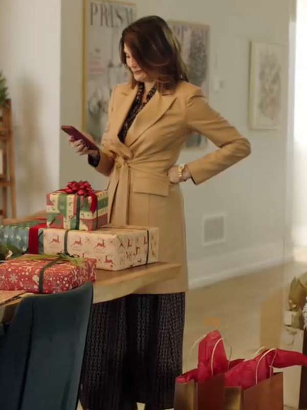 How to Fall in Love by Christmas 2023 Teri Hatcher Coat
