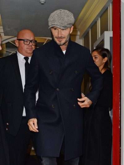 David Beckham LFW Show Coat