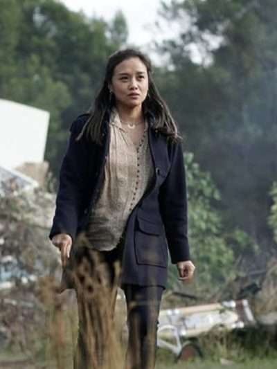 Ella Jones La Brea Blue Coat