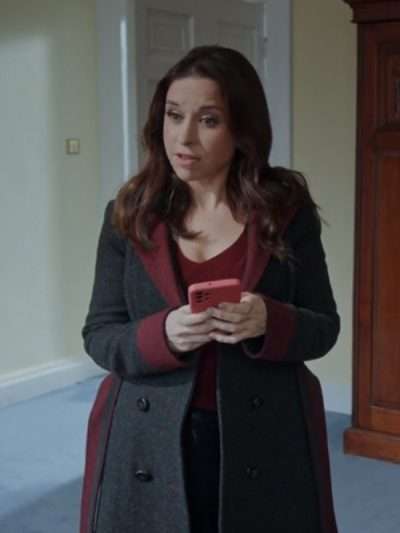 A Merry Scottish Christmas 2023 Lacey Chabert Coat