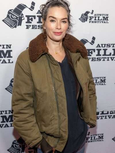 Lena Headey Austin Film Festival Shearling Jacket