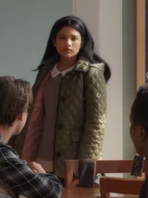 Jackie Howard My Life with the Walter Boys Green Quilted Jacket