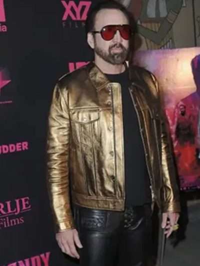 Nicolas Cage Golden Jacket