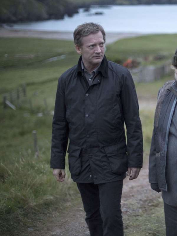 DI Jimmy Perez Shetland Black Cotton Jacket