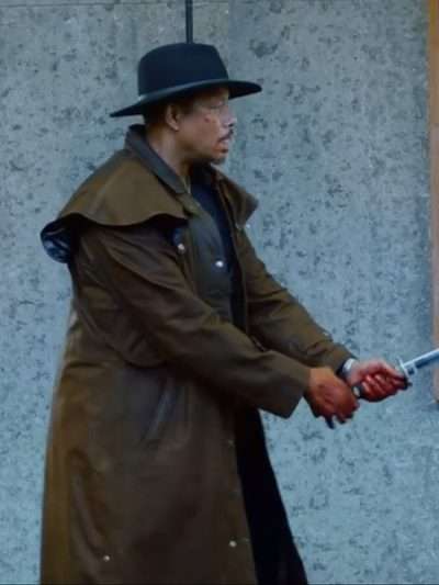 Terrence Howard Showdown at the Grand 2023 Brown Coat