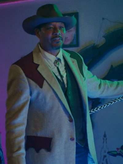Terrence Howard Showdown at the Grand White Blazer Coat