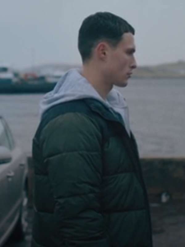Arnas Fedaravicius Shetland Green and Black Puffer Jacket