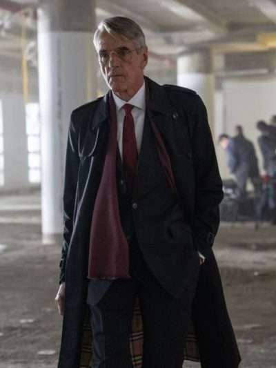 Jeremy Irons The Beekeeper 2024 Black Coat