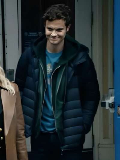 Hughie Campbell The Boys S04 Black Puffer Jacket
