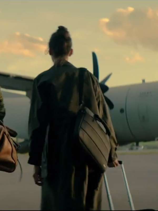 Nina Dobrev The Bricklayer Black Coat