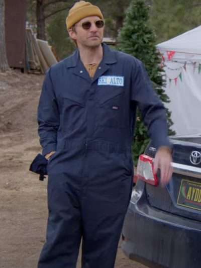 Ryan Hansen The Christmas Classic 2023 Blue Cotton Jumpsuit