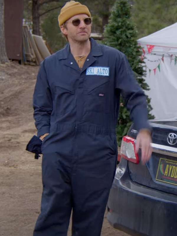 Ryan Hansen The Christmas Classic 2023 Blue Cotton Jumpsuit