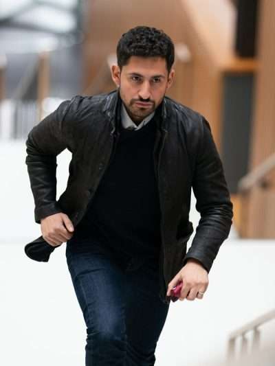 Daniel Ramsay Vigil S02 Black Leather Jacket