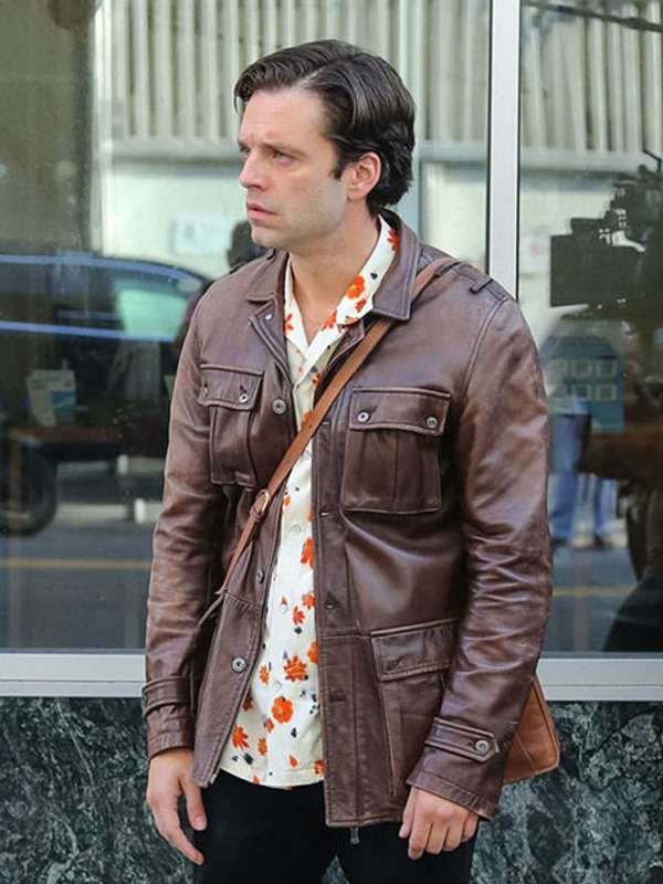 Sebastian Stan A Different Man Leather Jacket
