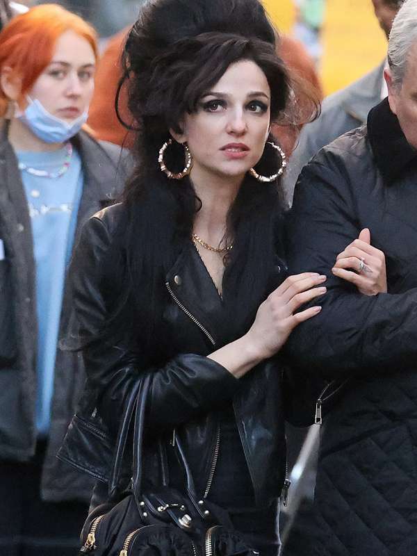 Marisa Abela Back To Black Leather Jacket