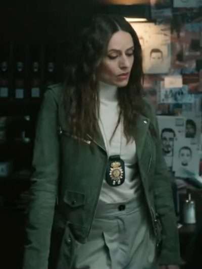 Raquel Murillo Berlin 2023 Suede Leather Jacket