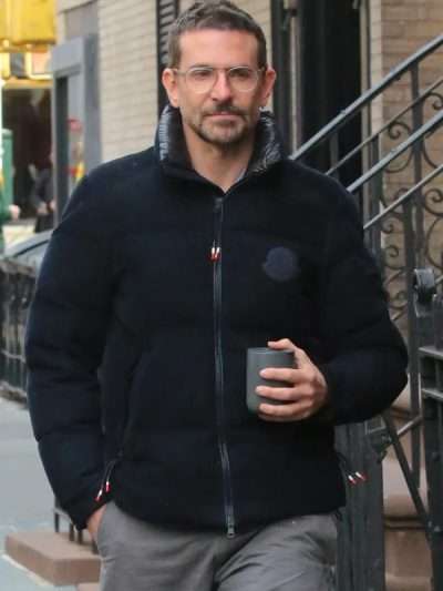Bradley Cooper New York City 2023 Blue Jacket