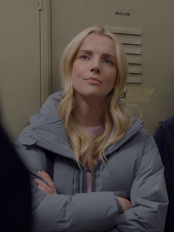 Sylvie Brett Chicago Fire S12 Grey Puffer Jacket