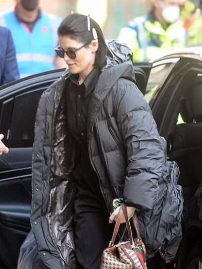 Dianne Harewood Culprits S01 Black Puffer Coat