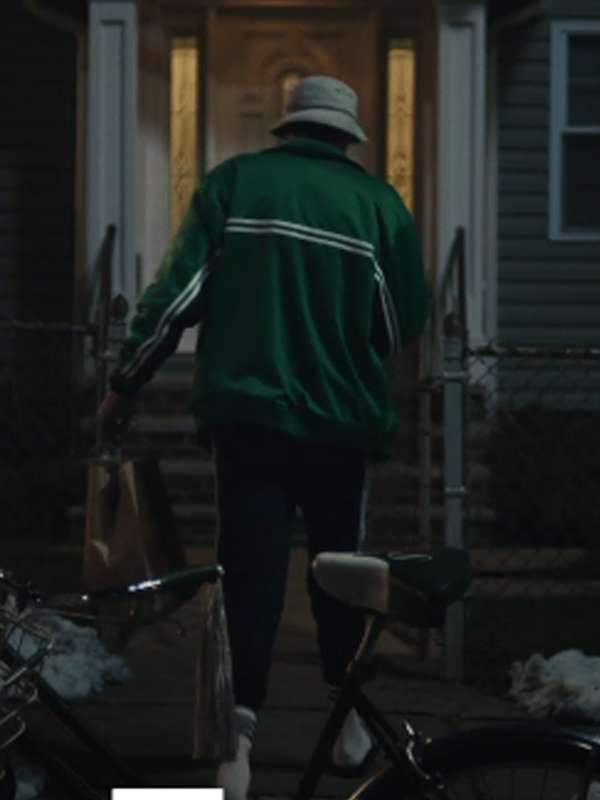 Pete Davidson Dumb Money 2023 Green Bomber Jacket