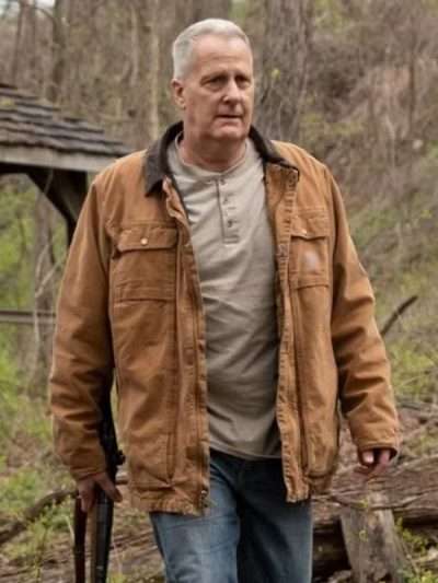 Del Harris American Rust Brown Cotton Jacket