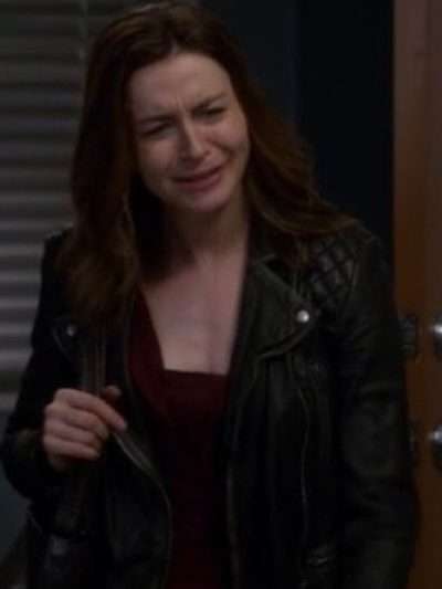 Dr. Amelia Shepherd Grey's Anatomy Black Leather Jacket