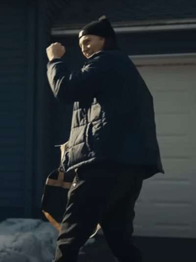 Paul Dano Dumb Money 2023 Blue Jacket