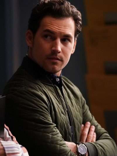 Giacomo Gianniotti Grey's Anatomy S14 Green Bomber Jacket