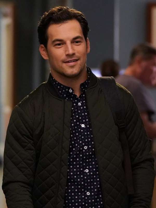 Giacomo Gianniotti Grey's Anatomy S14 Green Jacket