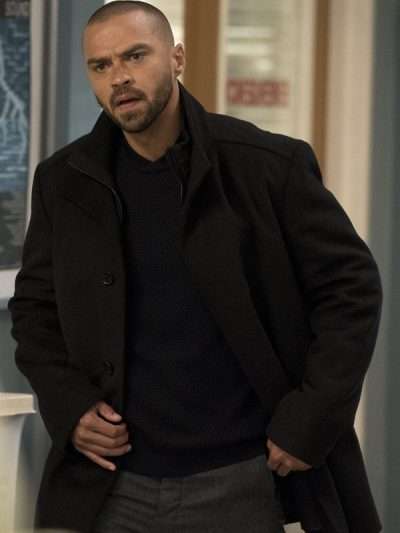 Dr. Jackson Avery Grey's Anatomy Black Wool Coat
