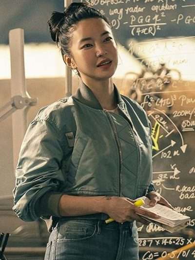 Kim Yoon-ji Lift 2024 Cropped Bomber Jacket