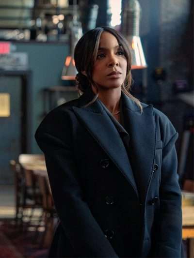 Kelly Rowland Mea Culpa 2024 Black Trench Coat