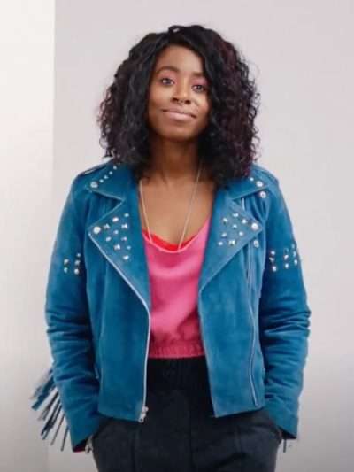 Culprits S01 Officer Blue Leather Jacket
