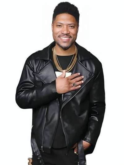 London Brown Power Book III Raising Kanan S03 Premiere Black Leather Jacket