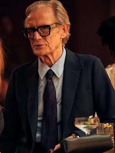 Bill Nighy Role Play 2024 Black Blazer