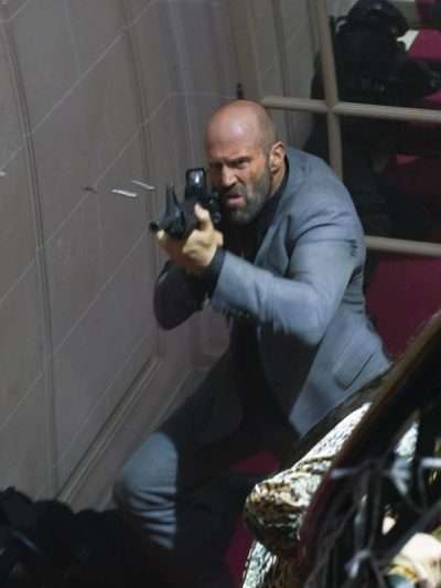 The Beekeeper 2024 Jason Statham Grey Blazer