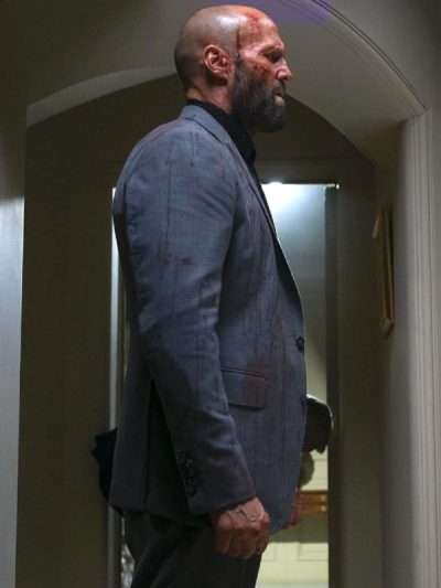 The Beekeeper Jason Statham Grey Blazer
