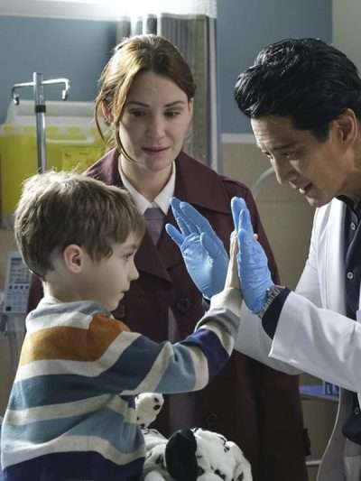 Linda The Good Doctor S06 Maroon Cotton Coat