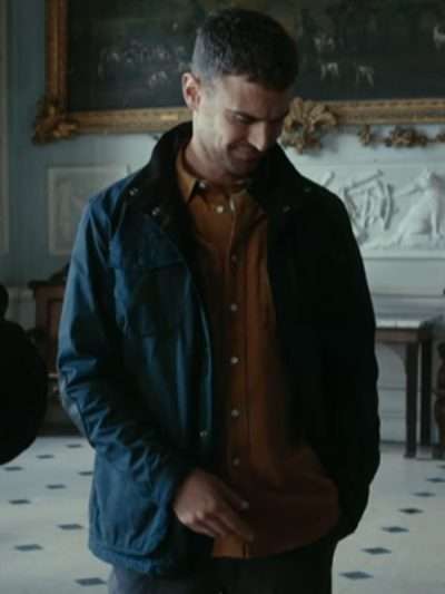 Theo James The Gentlemen Tv Series Eddie Halstead Black Jacket