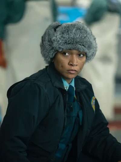 Evangeline Navarro True Detective 2024 Black Jacket
