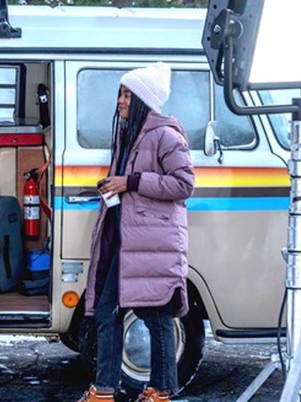 Chelsea Conwright Weak Layers 2024 Purple Coat