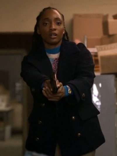 Faith Mitchell Will Trent S01 Black Coat
