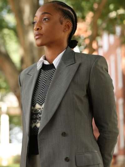 Faith Mitchell Will Trent S01 Grey Blazer