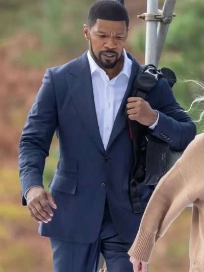 Jamie Foxx Back in Action Blue Suit