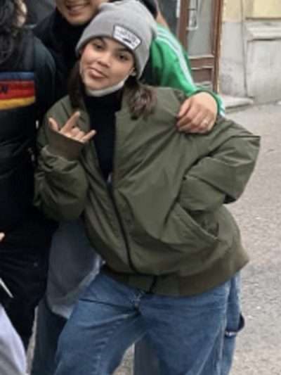 Ariana Greenblatt Borderlands 2024 Green Jacket