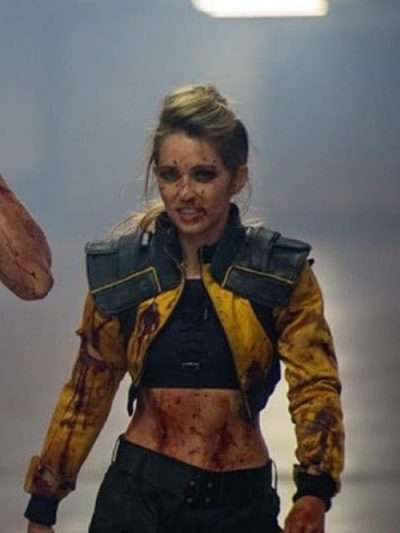 Jessica Rothe Boy Kills World 2024 Yellow Jacket