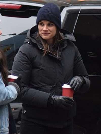 Maggie Bell FBI Black Hooded Jacket