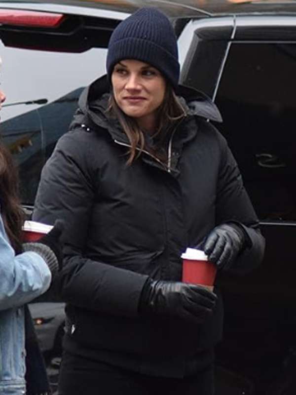 Maggie Bell FBI Black Hooded Jacket